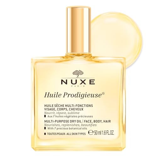 NUXE زيت نوكس بروديجيوز متعدد الاستخدامات للتألق والترطيب الخفيف للوجه والجسم والشعر يغذي ويصلح ويعزز - Image 1