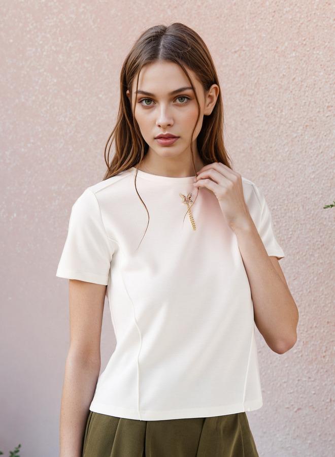 تواكستريمز تيشيرت بلمسة معدنية - Image 1