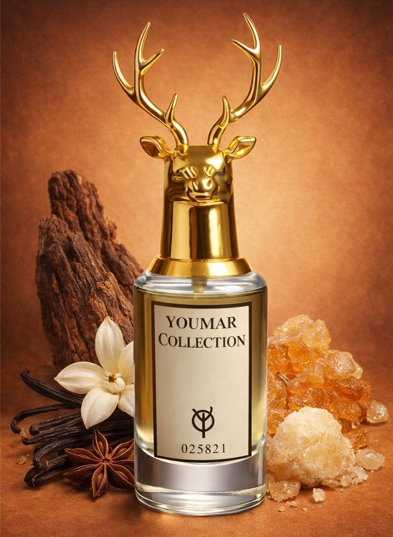Youmar Collection No. 5821 Woody Amber Perfume for Men 25ML – Warm Vanilla Fragrance | Long-Lasting Daily Men’s Perfume - Image 1