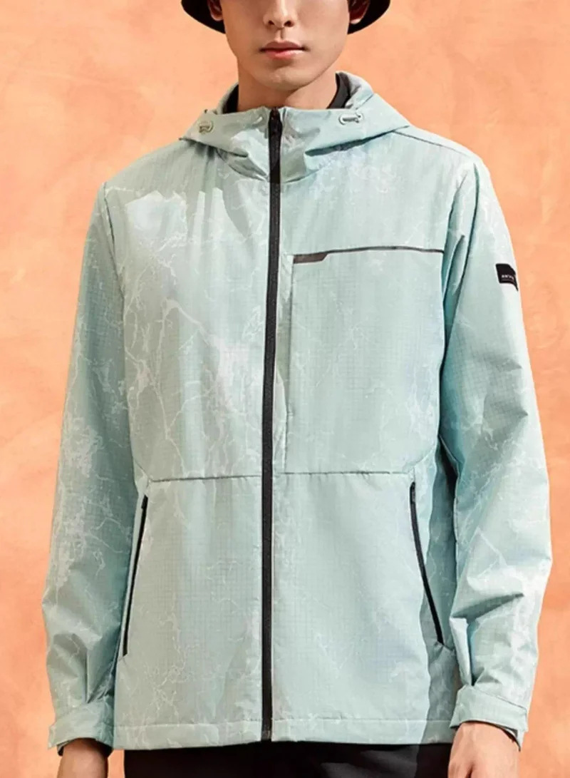 ANTA Regular Fit Workout Training Commute Woven Track Top