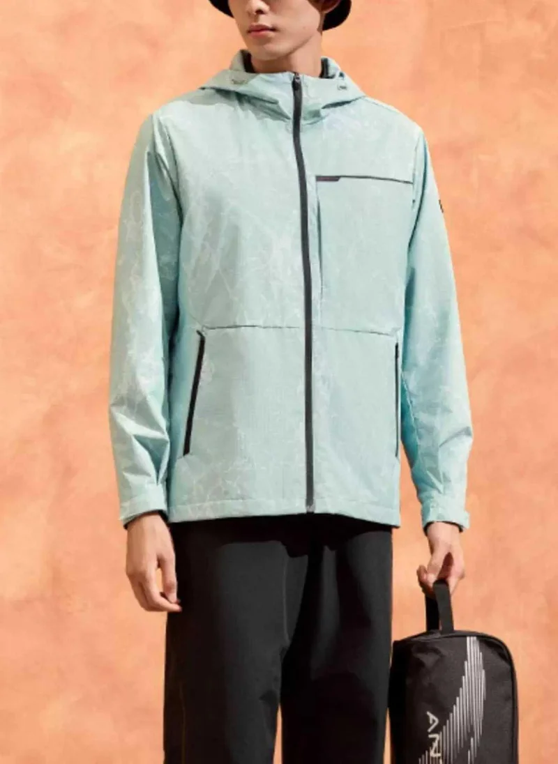 ANTA Regular Fit Workout Training Commute Woven Track Top