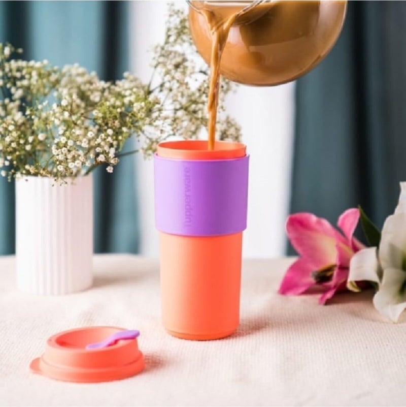 Tupperware Carrying Cup Tea Coffee Carrying Cup 490 ml  - Image 2