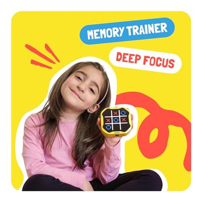 Giiker Tic Tac Toe Bolt Game, Original 3-in-1 Handheld Puzzle Game, Portable Travel Games for Car Ride, Toys Gift Idea for Kids and Adults, Birthday Gifts for Boys Girls - Image 3
