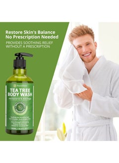 Roycederm Antifungal Body Wash & Soap, Antibacterial Tinea Versicolor Body Wash, Tea Tree Back Acne, Folliculitis Body Wash, For Jock Itch, Athletes Foot, Body Odor, Ringworm  - Image 4