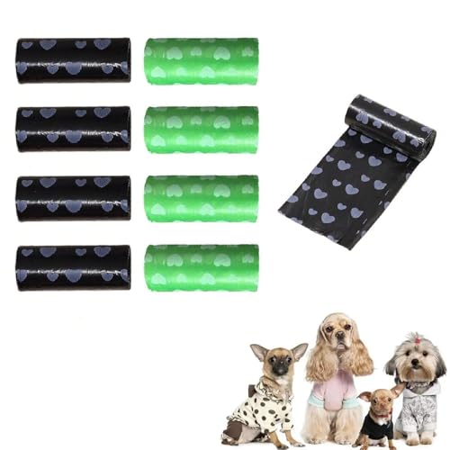 ADTALA Baby Disposable Diaper Bags with 1-Dispenser, Waste Bags 8 Refill Rolls/120 Bags, Convenient and Quick Diaper Disposal, Unscented Leak & Odors Proof Diaper (8 Roll(120 Bags)) - Image 1
