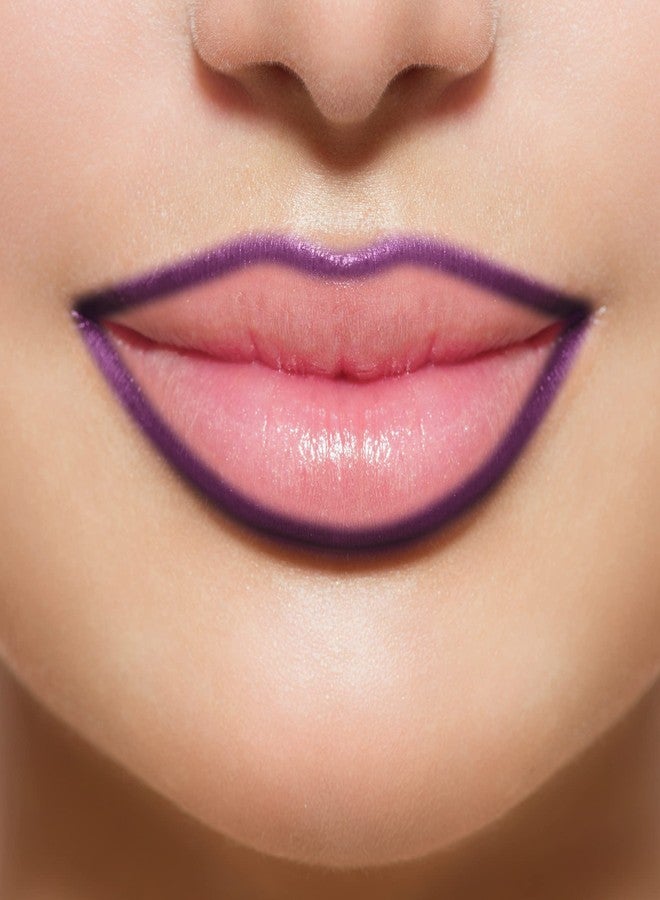 Colors Queen Lip Liner Pencil | Long Lasting & Waterproof Formula | Matte Lip Liner Pencil for Women (L-29, Matte Purple) - Image 5