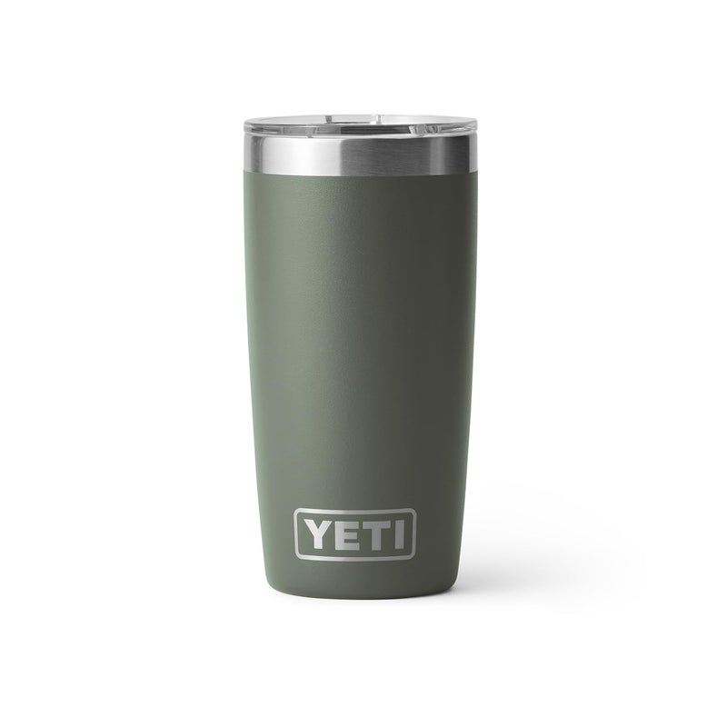 YETI Rambler 10 oz Tumbler, Stainless Steel, Vacuum Insulated with MagSlider Lid, Camp Green - Image 3