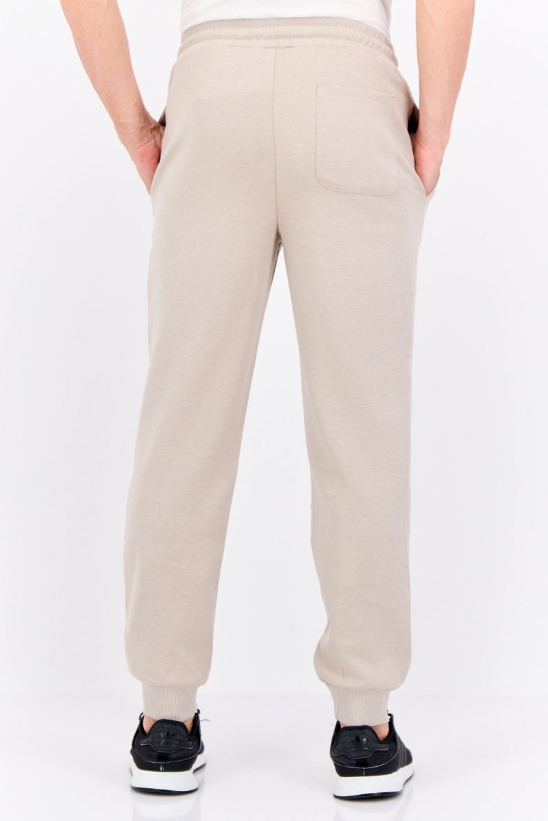 RBX Men Sportswear Fit Drawstring Outdoor Sweatpants, Matt Light Grey - Image 3