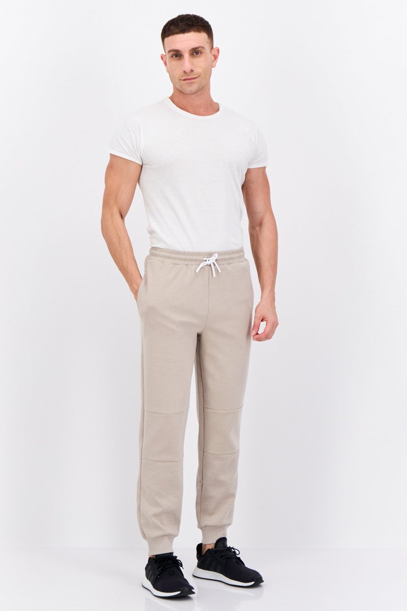 RBX Men Sportswear Fit Drawstring Outdoor Sweatpants, Matt Light Grey - Image 4