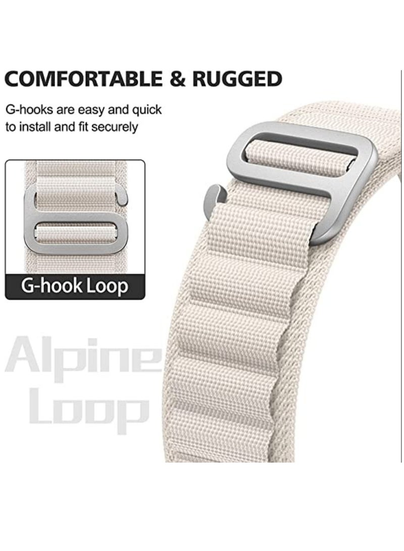 ELTRAZONE Designer Sport Alpine Loop Nylon Band Compatible with Apple Watch Bands 38/40/41mm | 42/44/45/49mm, Replacement Strap Ultra Series 8 7 6 5 4 3 - Image 2