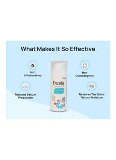 Cipla Excela Moisturiser | Oily & Acne Prone Skin | Reduces Sebum Secretion | 50G  - Image 2