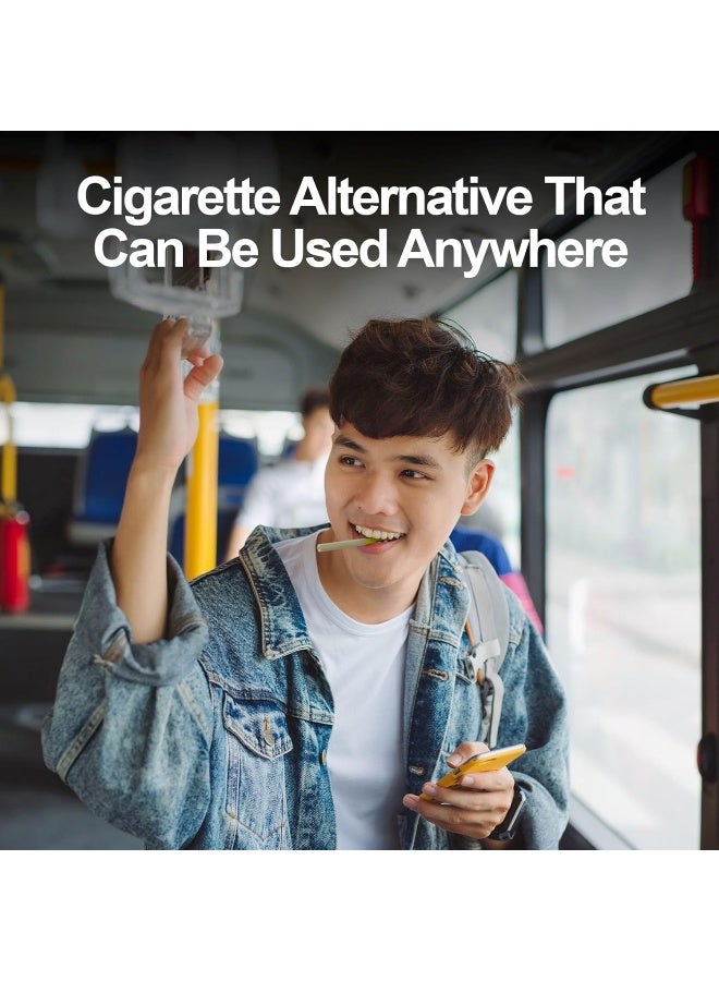 cigtrus Nicotine-Free Smoking Alternative Inhaler (6-Piece) Natural Habit Replacement - Tobacco-Free, Non-Electric Craving Relief - Quit Smoking & Vaping Aid (Peppermint & Citrus Grapefruit) - Image 5