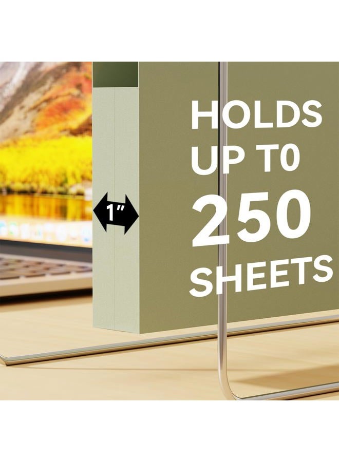 Ansook Hanging File Folders Letter Size Extra Capacity,Heavy Duty 1'' Exandable File Folders Hanging with Tabs,12 Pack Pastel Plastic Filing Cabinet Folders,Desk Hang File Organizer for Office Home - Image 2