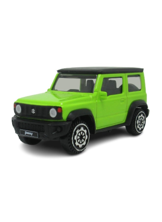 D-power MSZ – Suzuki Jimny - Green | Die-Cast Replica, Ultimate Collector's Item, SUV Cars | Toy Vehicles, Metal Toy Car Model - Pull Back Collection | Size - 1:48, For Kids 3+ - Image 1