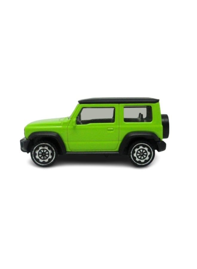 D-power MSZ – Suzuki Jimny - Green | Die-Cast Replica, Ultimate Collector's Item, SUV Cars | Toy Vehicles, Metal Toy Car Model - Pull Back Collection | Size - 1:48, For Kids 3+ - Image 2