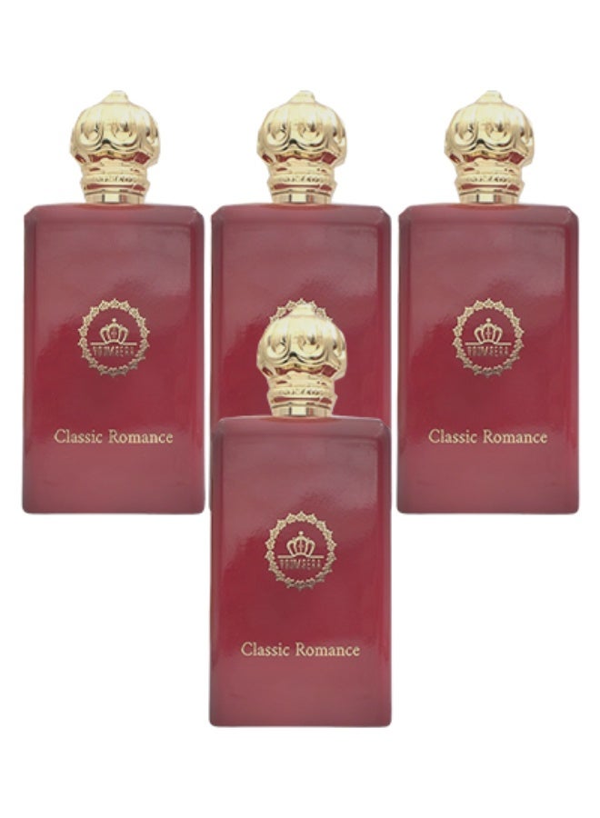 YOUMSERA 4 Pieces Classic Romance Perfume For Unisex 100ml EDP - Image 1