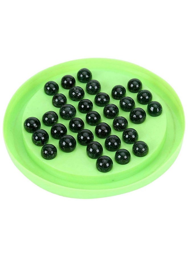 deziine DEZIINE�Brainvita Board Game with Glass Marble Brainvita a Unique Gifts for Kids & Adults Board Game(Multicolour)  - Image 1