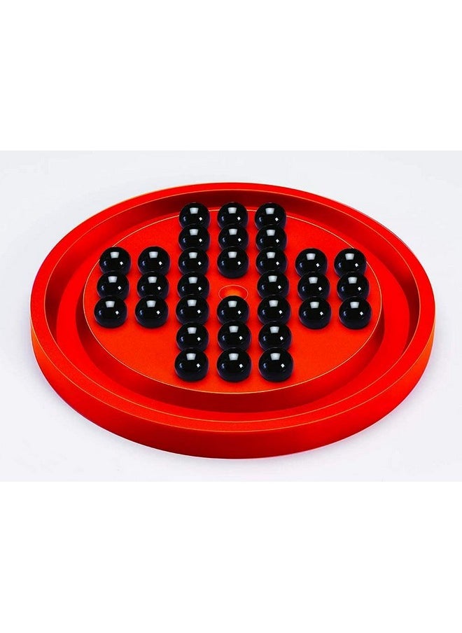 deziine DEZIINE�Brainvita Board Game with Glass Marble Brainvita a Unique Gifts for Kids & Adults Board Game(Multicolour)  - Image 2