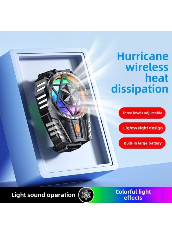 2024 X112 Air-cooled Mute Mobile Phone Radiator Three-speed Adjustable Portable Peripherals Fast Cooling In Stock-Color:Plug-in Black  - Image 3
