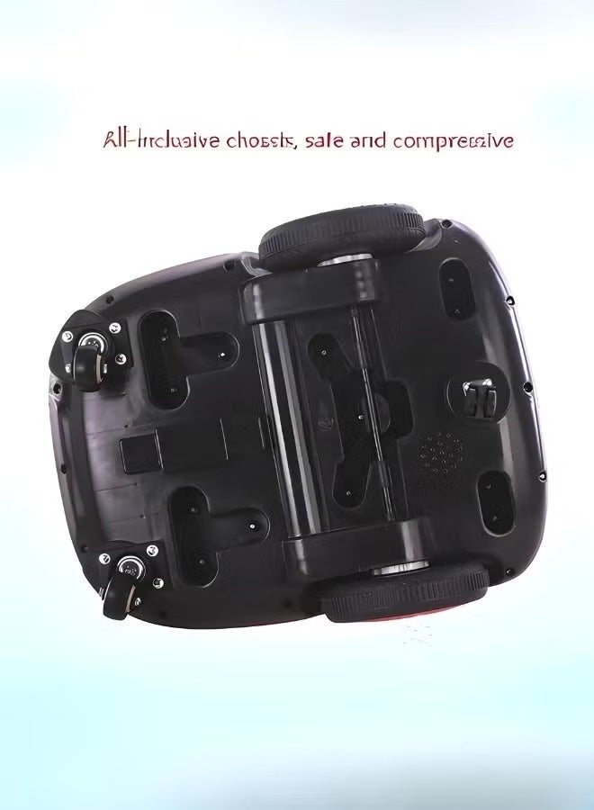 سكوتر كهربائي وردي متعدد الوظائف للاطفال، سكوتر كهربائي وردي ثلاثي العجلات مع محرك مزدوج وموسيقى واضواءسيارة كهربائية للأطفال / سكوتر وردي متوازن للأطفال الأولاد والبنات سيارة لعبة تتحكم عن بعد - Image 5