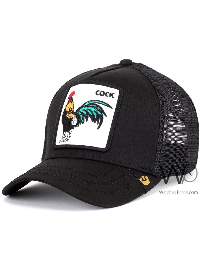 Goorin Bros Goorin Bros Cock Trucker Mesh Cap Black Color Cotton Hat For Men  - Image 1
