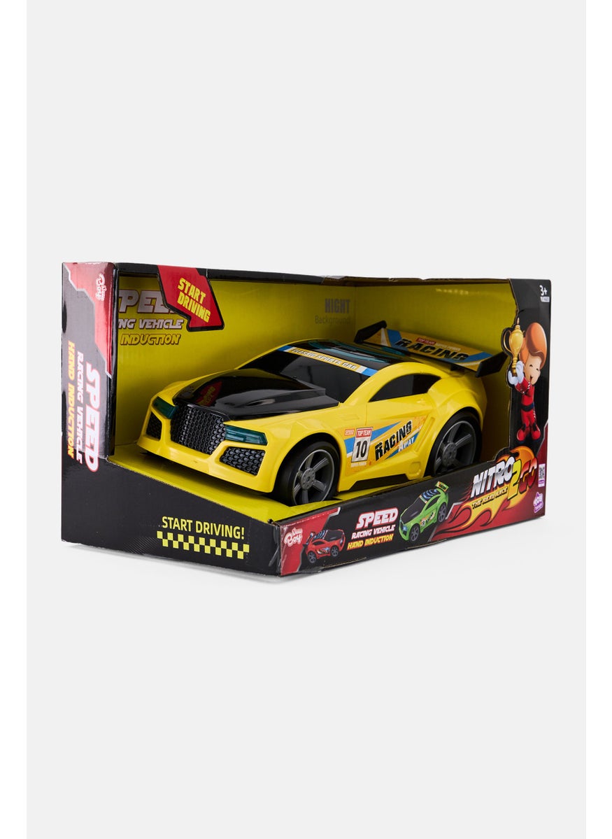 New Boy Nitro2Go B O Car Speed Racing Vehicle, Yellow  - Image 5