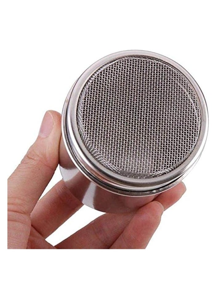 erorex - Chocolate Shaker Cappuccino Stainless Steel 16 Coffee Cappuccino Latte Decorating Stencils - Image 1