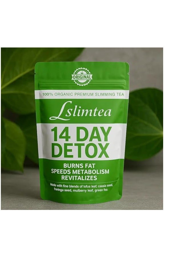 Winstown 14-Day Organic Weight Loss Tea: Promotes Fat Digestion and Absorption, Aids Bowel Movement, Supports Stomach Health, Helps Digestion, Reduces Accumulation of Abdominal Fat - Image 1