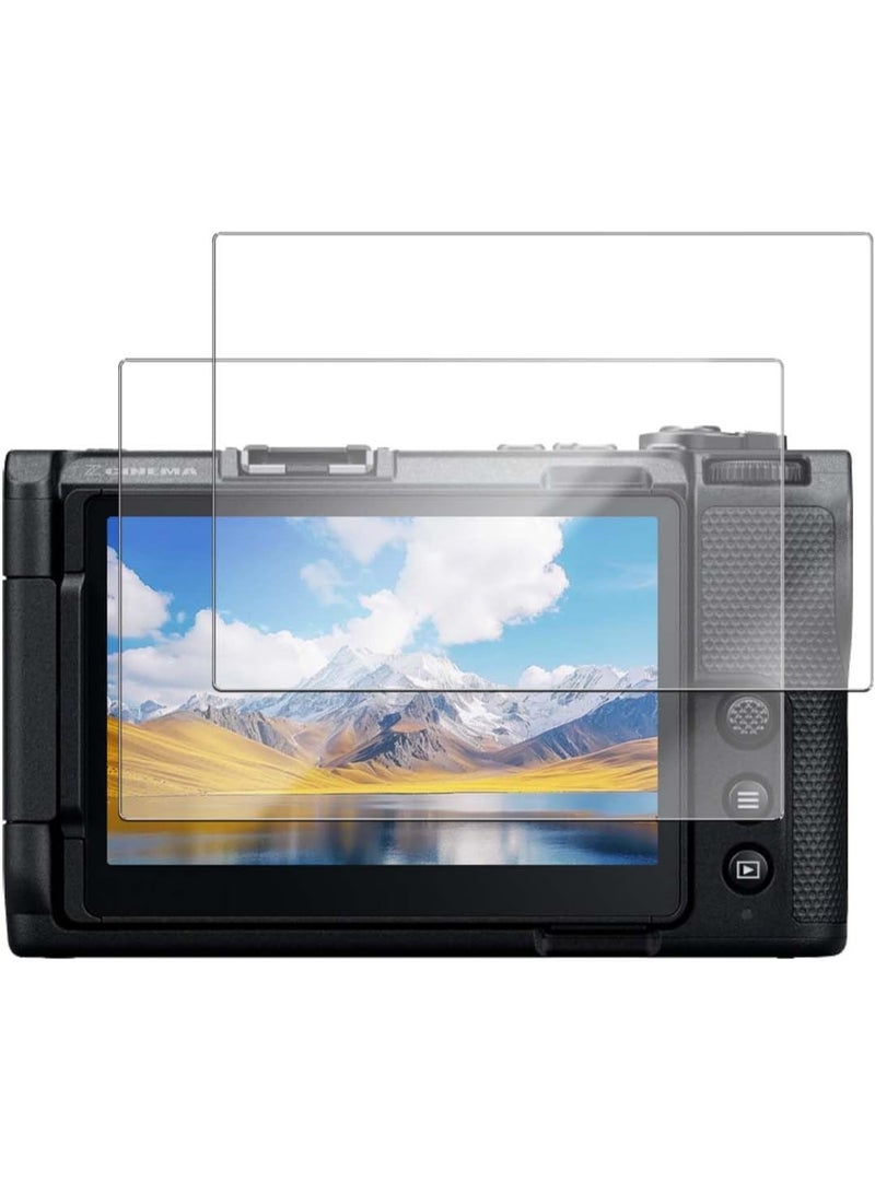 2 Pack Screen Protector for Nikon ZR, 9H Tempered Glass, HD Clear Anti-Scratch & Anti-Fingerprint Camera LCD Protective Film, Bubble-Free Installation, Fingerprint Resistant - Image 1