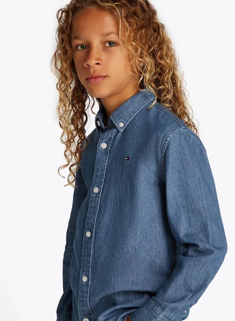 TOMMY HILFIGER Chambray Denim Shirt