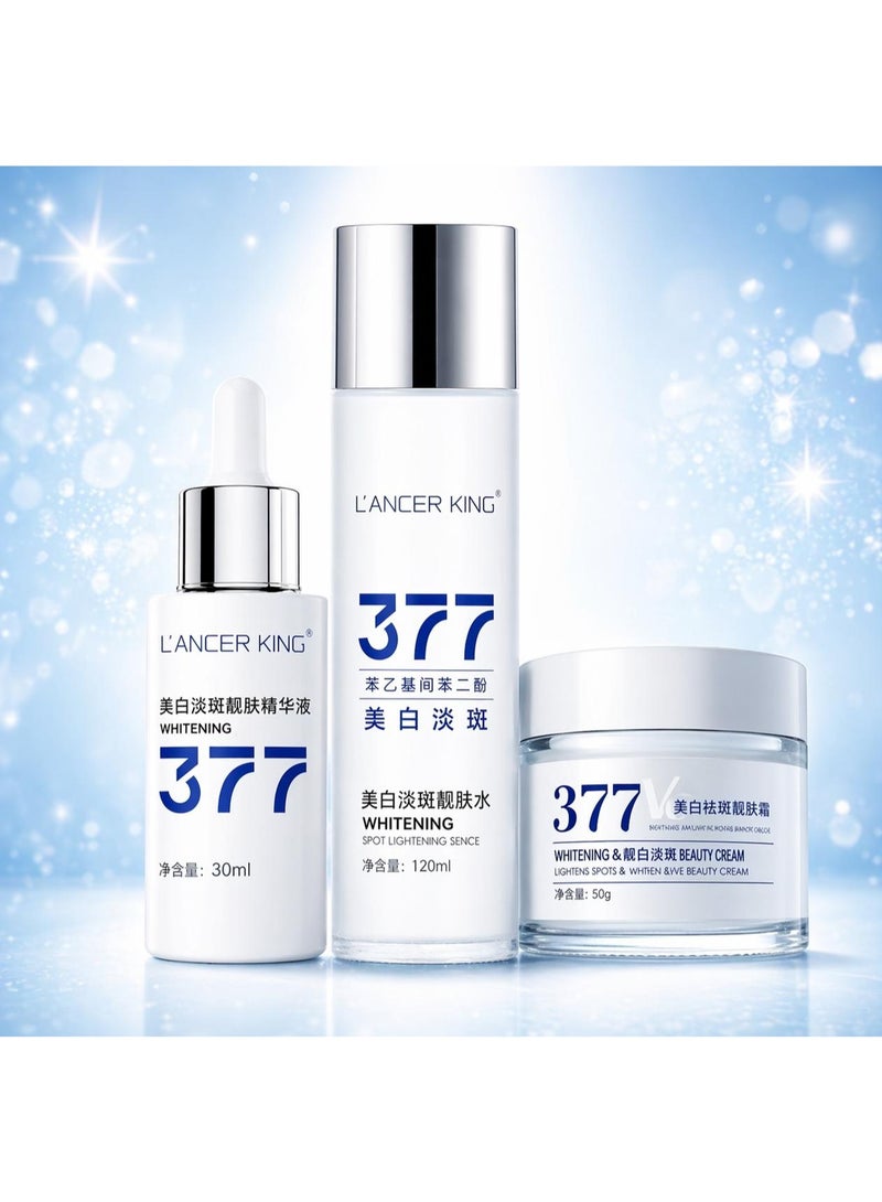 Lancer King 377 Whitening & Spot Lightening Skincare Set - Image 1