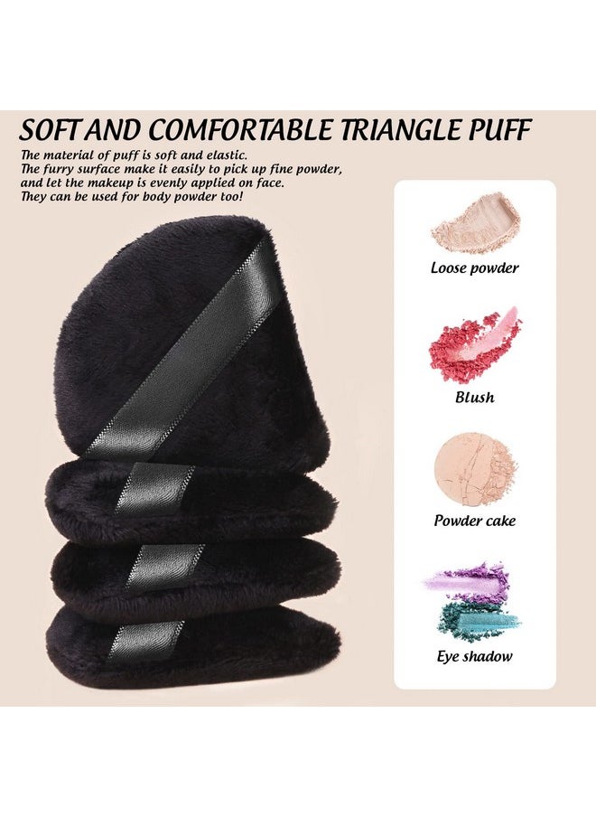 FANDAMEI 15 Pcs Powder Puffs And Makeup Sponge Set Soft Triangle Makeup Powder Puff Face Triangle For Loose Powder Mineral Powder Make Up Sponges For Foundation Blender Beauty Sponge For Makeup  - Image 3