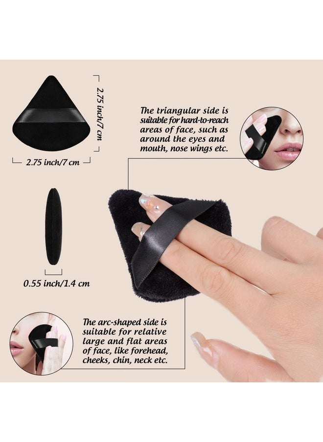 FANDAMEI 15 Pcs Powder Puffs And Makeup Sponge Set Soft Triangle Makeup Powder Puff Face Triangle For Loose Powder Mineral Powder Make Up Sponges For Foundation Blender Beauty Sponge For Makeup  - Image 2
