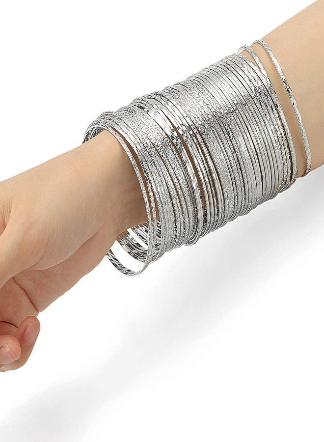 Ensoul Flower Mixed Metal Aztec Multi Bangle Set of 50 - Image 2