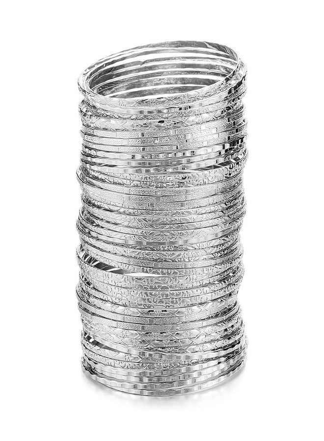 Ensoul Flower Mixed Metal Aztec Multi Bangle Set of 50 - Image 1