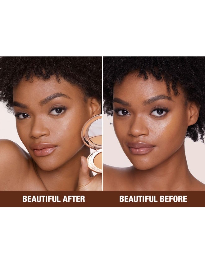 Charlotte Tilbury Airbrush Flawless Set – Full-Size Setting Powder & Travel Size Setting Spray – Long-Lasting Matte Finish & Oil Control Makeup Kit - Image 3