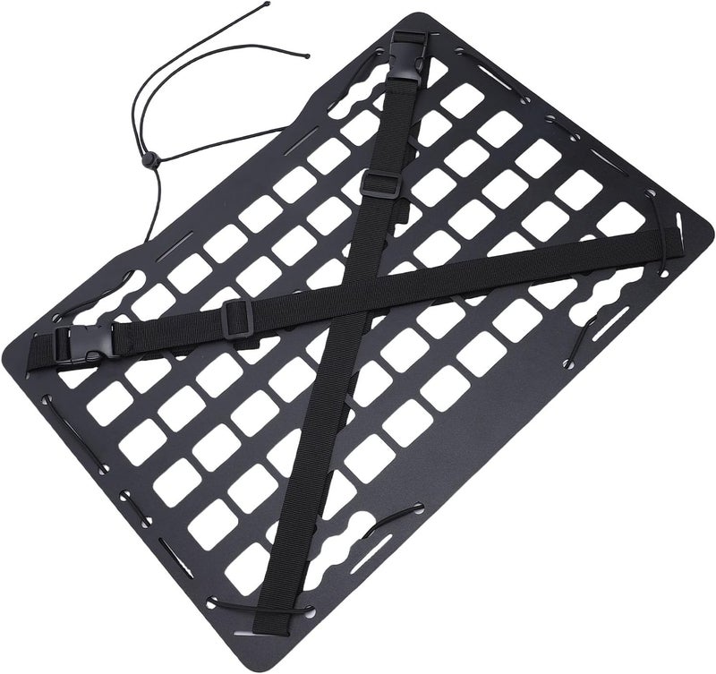 Truck Bed Molle Panel, Aluminum Cargo Storage Organizer Tools Rack with L Track Compatibility for Sedans SUVs Pickups Trucks RVs - Image 5