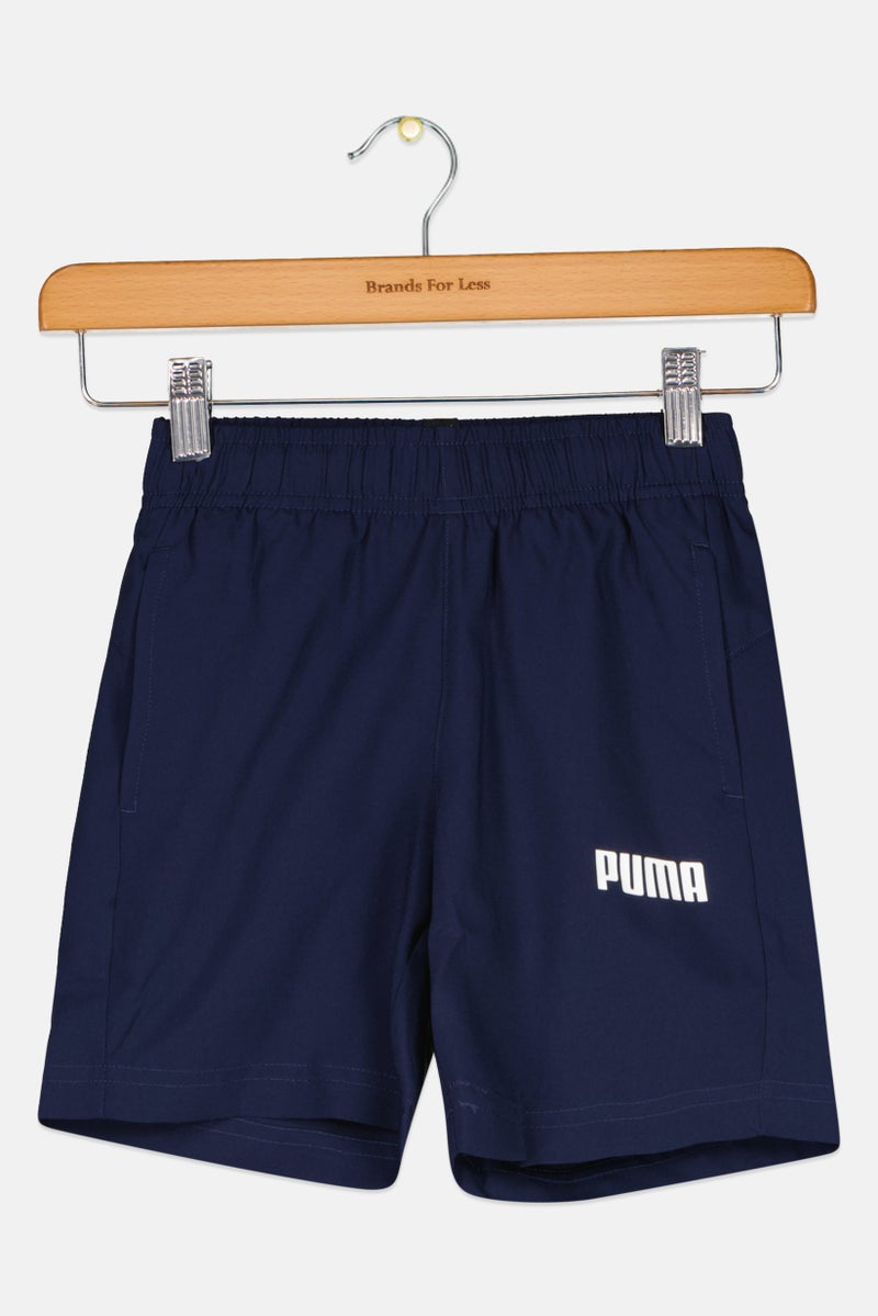 PUMA Kids Boy Sportswear Fit Training Shorts, Navy Blue - Image 1