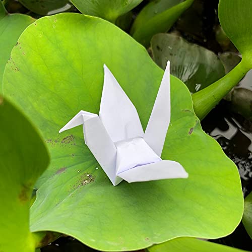 Lotus Mann 100PCS 3.94" Premade White Origami Cranes For Wedding Party Favor Table Centerpieces Decorations DIY Crane Bird Garlands Birthday Baby Shower Party Supplies - Image 3