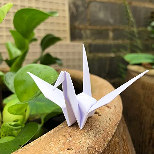 Lotus Mann 100PCS 3.94" Premade White Origami Cranes For Wedding Party Favor Table Centerpieces Decorations DIY Crane Bird Garlands Birthday Baby Shower Party Supplies - Image 4