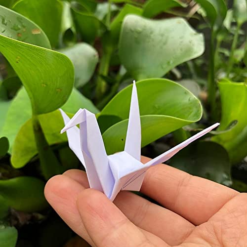 Lotus Mann 100PCS 3.94" Premade White Origami Cranes For Wedding Party Favor Table Centerpieces Decorations DIY Crane Bird Garlands Birthday Baby Shower Party Supplies - Image 2