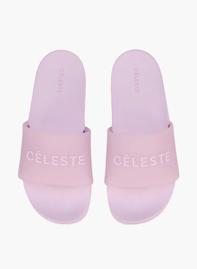 سيليست Women Logo Print Slide Slippers