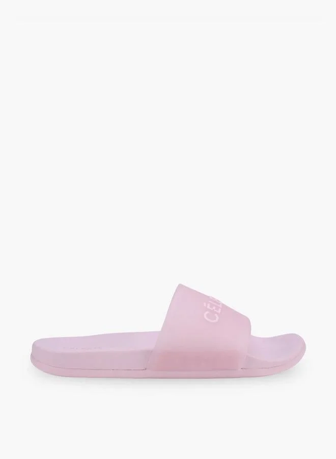 سيليست Women Logo Print Slide Slippers