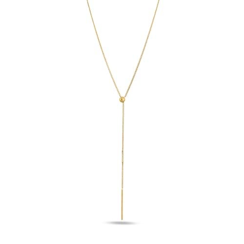 PALMONAS Trendy Sleek Chain Necklace for Womens - Waterproof & Anti-Tarnish - Image 1