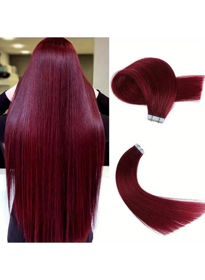 Bluejw Real Hair Seamless Hair PU Wig Film Hair Real Hair Silk Hair Extensions Tape In Hair - Image 1