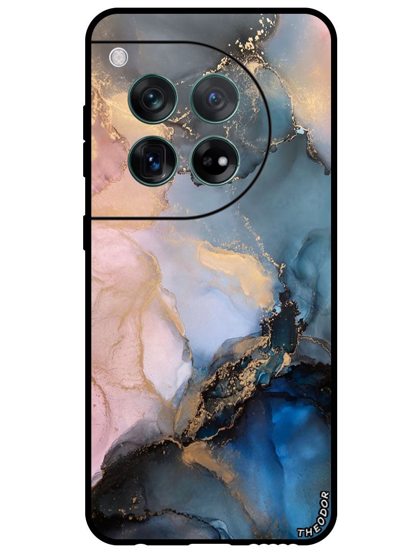 Theodor Protective Case Anti Scratch Shock Proof Bumper Cover For OnePlus 12 Colourful Marble (2) - Image 1