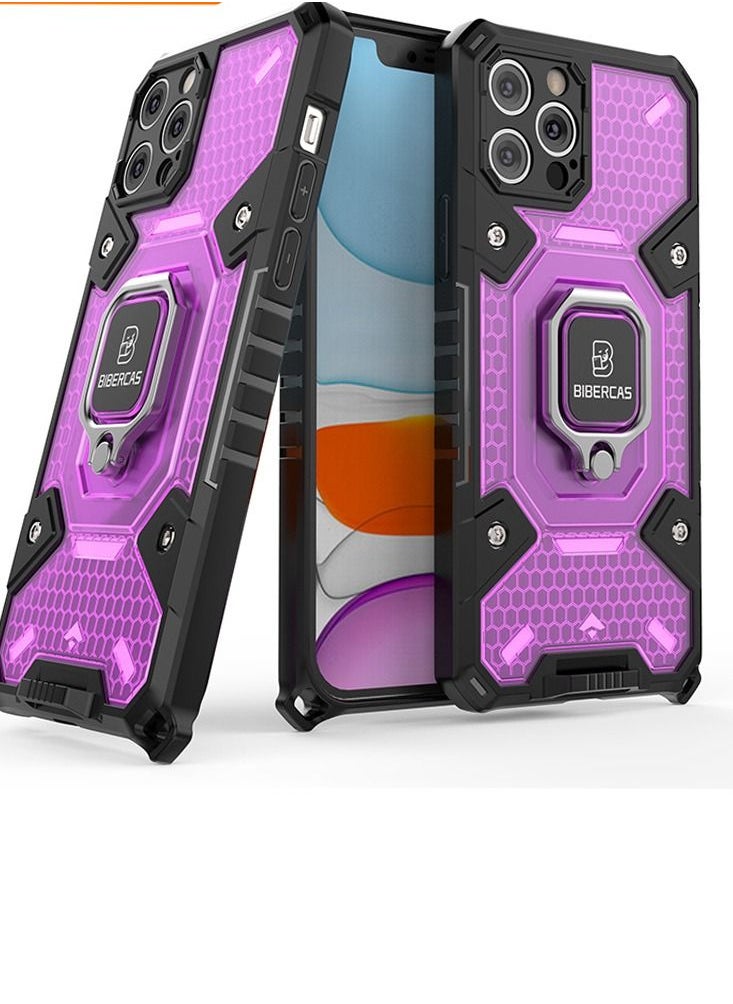 BIBERCAS Suitable For Iphone Magnetic Absorption Heat Dissipation Anti Falling Phone Shell 
