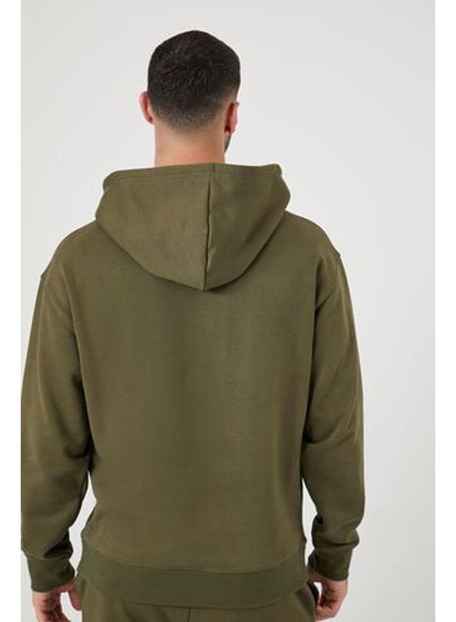 FOREVER 21 Zip-Pocket Fleece Hoodie  - Image 3