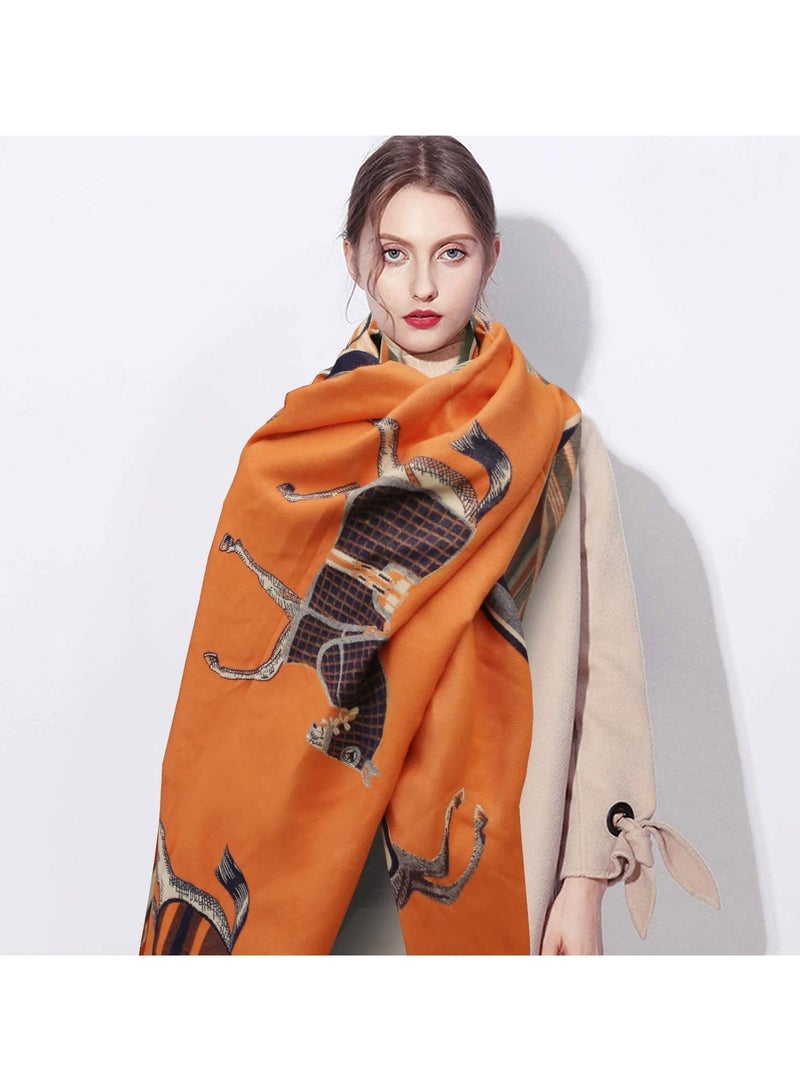 Chabeia Women's Silky Pashmina Scarf – Elegant Shawl Wrap for Evening Dresses, Blanket Poncho Cape – Soft & Luxurious Accessory for Formal Events - Image 1