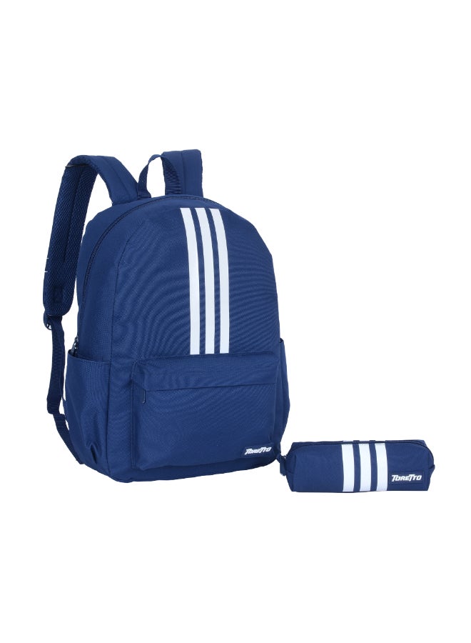 Toretto 18" Backpack with Pencil Case – School Bag Set for Kids